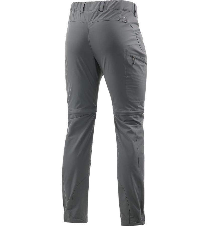 Haglöfs Mens Lite Zip Off Hiking Pants Black New Zealand 32687WJXB
